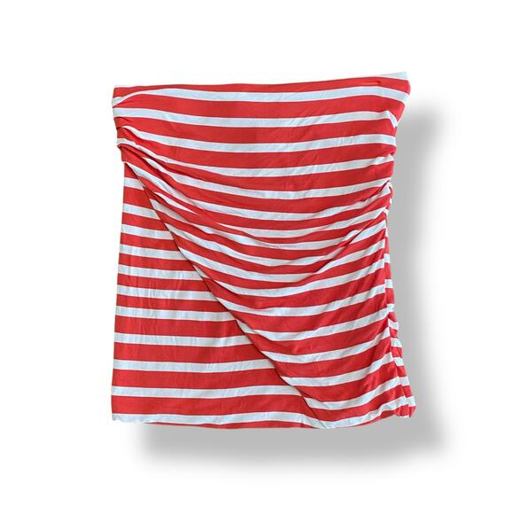 CAbi Blaine Striped Tube Top Size Medium‎ Red and White 709 Nautical - Picture 4 of 6